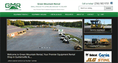 Desktop Screenshot of greenmtnrental.com